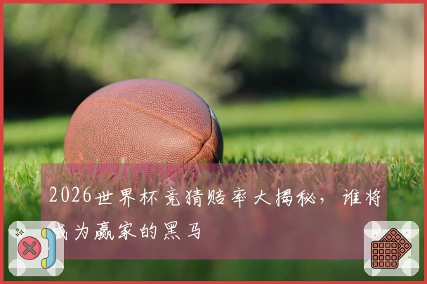 2026世界杯竞猜赔率大揭秘，谁将成为赢家的黑马